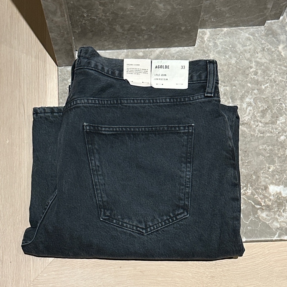 AGOLDE Lyle Black Jeans SZ 33